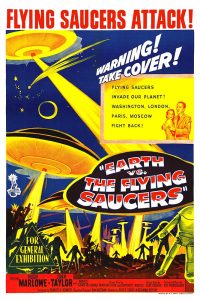 Earth Vs. The Flying Saucers - Vintage Movie Poster