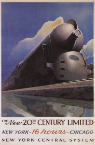 20th Century Limited 1938 Poster