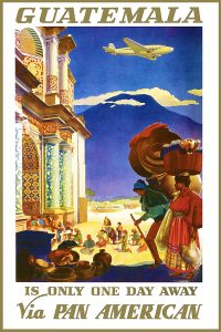 Vintage Guatemala Travel Poster - Via Pan American