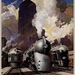 Vintage 1930's - New York Central System Railroad Poster