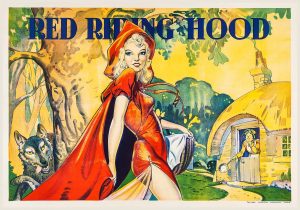 Vintage Red Riding Hood Theater Poster