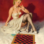 Gil Elvgren - Check and Double Check