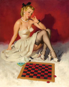 Gil Elvgren - Check and Double Check