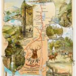 Vintage Delaware and Hudson Railroad Map