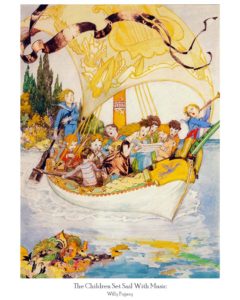 The Children Set Sail With Music - Willy Pogany