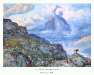 The God Thor Chasing the Dwarfs - Richard Doyle